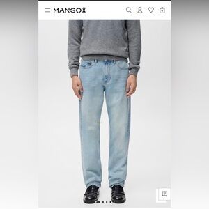 New w/o tag- MNG Blue Denim BOB Jeans